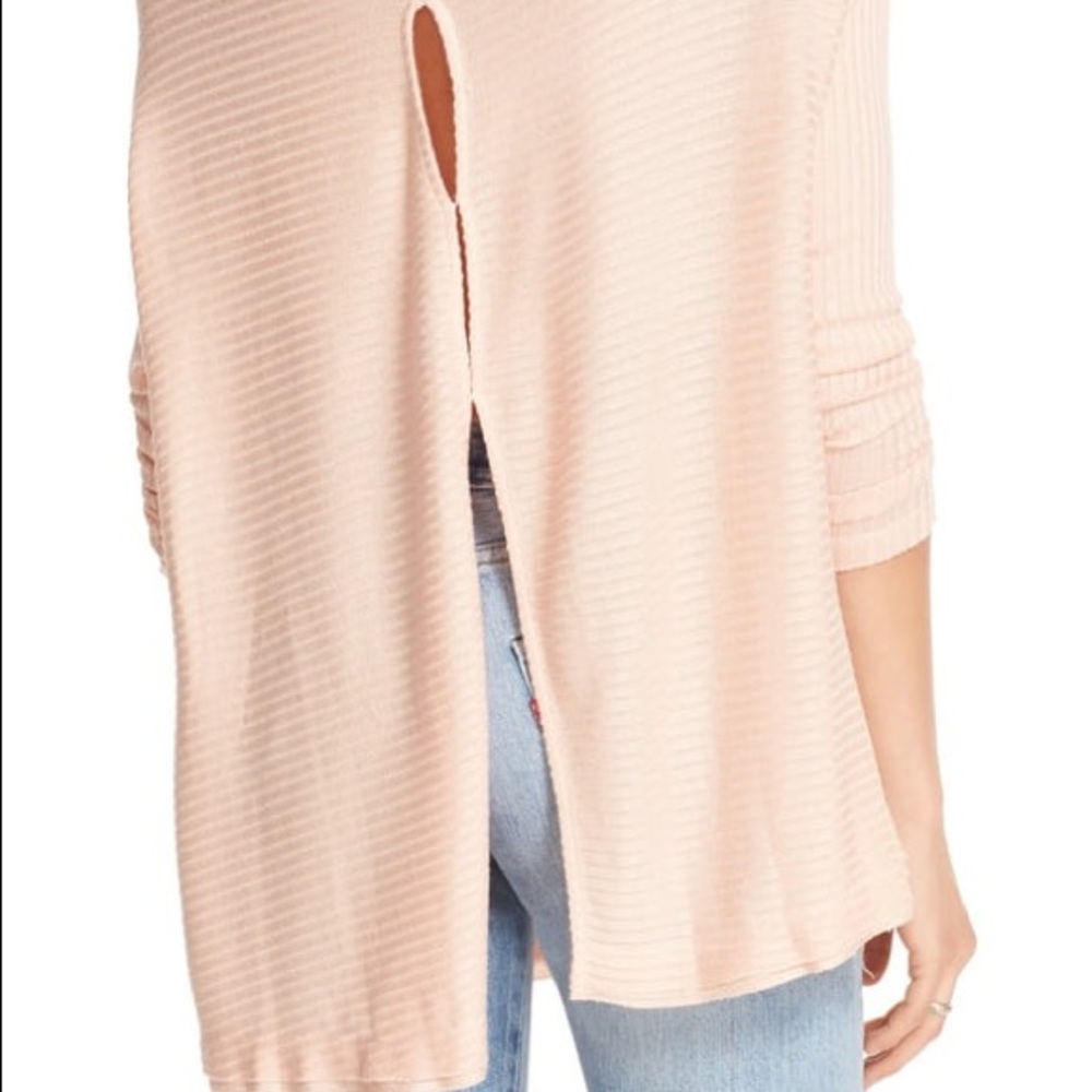 Lover Rib Split Back Pullover